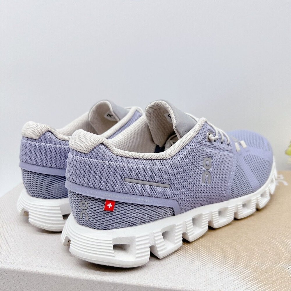 ON Cloud 5 Running Shoes Sneaker Nimbus/ Alloy Womens Size US 8.5 - Picture 4 of 8